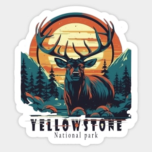 Yellowstone National Park Sticker